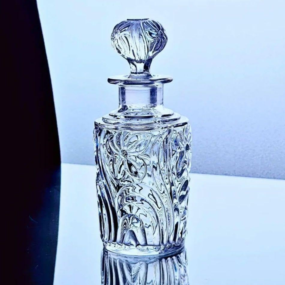 輝くオールドサンルイ 金彩すみれの香水瓶 大#209【20世紀初頭】 大20920世紀初頭 ビューティー 輝くオールドサンルイ 金彩すみれ